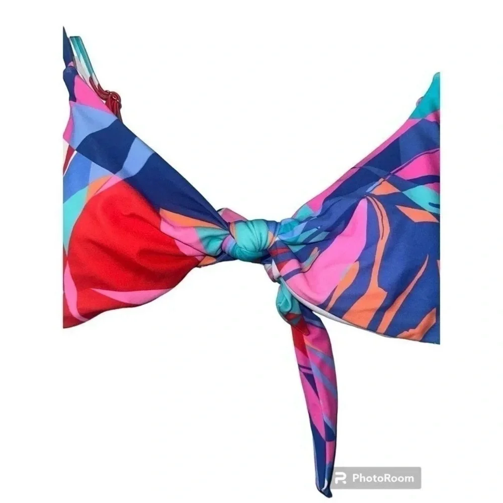 Raisins Bright Idea Love Abstract Print Bikini Set, M (top)/L (bottom) - Picture 5 of 13